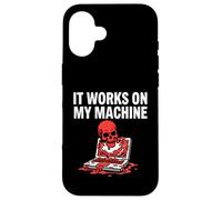Custodia per iPhone 16 Programmer Coder It Works On My Machine