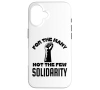 Custodia per iPhone 16 Pugno alzato per molti, non pochi solidarietà e giustizia