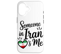 Custodia per iPhone 16 Qualcuno In Iran È Il Mio Cuore Bandiera Amore Famiglia