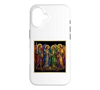 Custodia per iPhone 16 Quattro Arcangeli Cristiano Angelo Cristiano Halo Art Icon