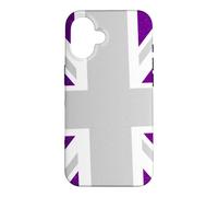 Custodia per iPhone 16 Queen's Platinum Jubilee 2022 70th Anniversary Union Jack