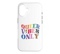 Custodia per iPhone 16 Queer Vibes Only Gay Pride Month LGBTQ Rainbow Pride Lesbian