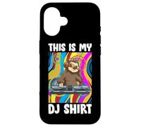 Custodia per iPhone 16 Questa È La Mia Maglietta Da Dj Dj Pigro Musica Edm Rave