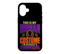 Custodia per iPhone 16 Questo è il mio costume umano Sono davvero un demone