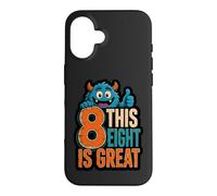 Custodia per iPhone 16 Questo otto è un grande mostro vibrazioni di compleanno