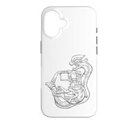 Custodia per iPhone 16 Quetzalcoatl. Serpente piumato. Olmeco. Mesoamericano. Messico