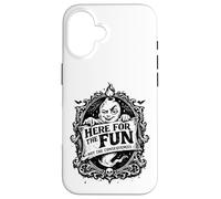 Custodia per iPhone 16 Qui Per Divertimento Non Le Conseguenze Vintage Gothic