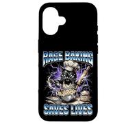 Custodia per iPhone 16 Rage Baking salva vite divertente gatto arrabbiato casa panettieri