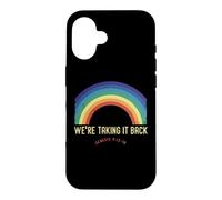 Custodia per iPhone 16 Rainbow We're Taking It Really Back - Versetto biblico cristiano