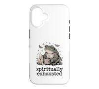 Custodia per iPhone 16 Rana spiritualmente esausta