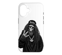 Custodia per iPhone 16 Rapper della West Coast Sasquatch Urban Street Style Bigfoot