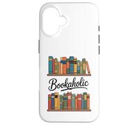 Custodia per iPhone 16 Reading as a Bookaholic per gli amanti dei libri