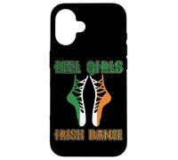 Custodia per iPhone 16 Reel Girls Irish Dance Shamrock Tap Dance Irish Dance