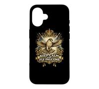 Custodia per iPhone 16 Regalo per gli amanti della falconeria Keep Calm and Fly