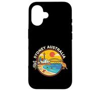 Custodia per iPhone 16 Regalo turistico della città souvenir di Sydney, Australia, viaggio di andata e ritorno