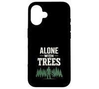 Custodia per iPhone 16 Registrazione Terapia Logger Terapia Umorismo Motosega Life Forest