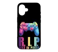Custodia per iPhone 16 Rest in Pixels - Gamer Merch - für Sie und Ihn
