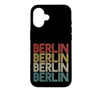 Custodia per iPhone 16 Retro Distressed Germania Berlino Deutschland