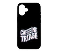 Custodia per iPhone 16 Retro ER Nurse Caffeine & Triage Medical