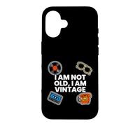 Custodia per iPhone 16 Retro Nostalgia I Am Not Old I Am Vintage