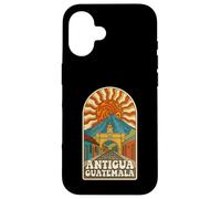 Custodia per iPhone 16 Retro Psychedelic Antigua Guatemala Travel Poster