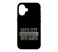Custodia per iPhone 16 Retro Rapid City Dakota del Sud