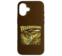 Custodia per iPhone 16 Retro Yellowstone National Park Vintage Style Classic