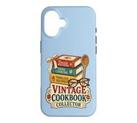 Custodia per iPhone 16 Ricette preferite del collezionista di libri di cucina vintage