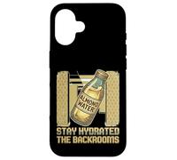 Custodia per iPhone 16 Rimani idratato The Backrooms Acqua di mandorle