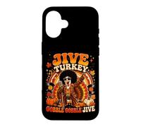 Custodia per iPhone 16 Ringraziamento Gobble Jive Turkey cantante soul anni '70