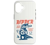 Custodia per iPhone 16 Ripper Crocodile Surfer Australia GoldCoast