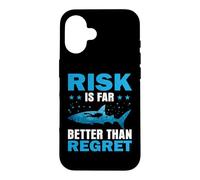 Custodia per iPhone 16 Risk Is Far Better Than Regret Scuba Dive Diver Diving