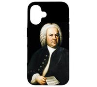 Custodia per iPhone 16 Ritratto del grande compositore Johann Sebastian Bach