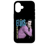 Custodia per iPhone 16 Ritratto retrò di Elvis Presley