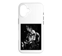 Custodia per iPhone 16 Robert Smith della cura Live 1982 Di David Corio