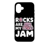 Custodia per iPhone 16 Roccia Tumbling Hobbyist pietre lucidate e arte lapidaria