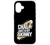 Custodia per iPhone 16 Rock Climbing Bouldering Chalk Dust Is My Skinny