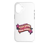 Custodia per iPhone 16 Rocky Horror Show Stay Sane Inside Insanity Columbia Citazione
