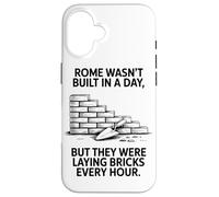 Custodia per iPhone 16 Roma Non È Stata Costruita In Un Giorno, Ma I Mattoni
