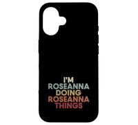 Custodia per iPhone 16 Roseanna Name Roseanna Personalized Name First Given