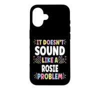 Custodia per iPhone 16 ROSIE Personalized Women's Gift Custom ROSIE