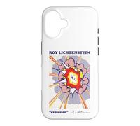 Custodia per iPhone 16 Roy Lichtenstein Explosion, grafica pop art retrò