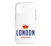 Custodia per iPhone 16 Royal London England Crown, London Wait For Me Travel London