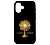 Custodia per iPhone 16 Sacra Eucaristia cattolica del Corpus Domini