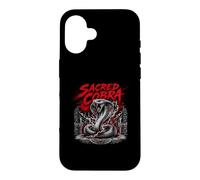 Custodia per iPhone 16 Sacro Cobra Serpente Tempio Heavymetal Viper