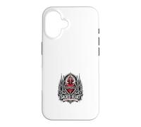 Custodia per iPhone 16 Sacro Cuore Bruciante Con Misericordia Croce Gotica
