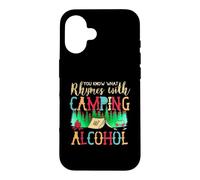 Custodia per iPhone 16 Sai cosa fa rima con il campeggio e il vino alcolico