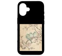 Custodia per iPhone 16 Sakura Birds Harmony - Inchiostro giapponese Art