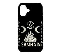 Custodia per iPhone 16 Samhain Wicca Wiccan Witchy Vibes Festival celtico di Halloween