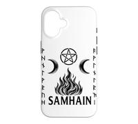 Custodia per iPhone 16 Samhain Wicca Wiccan Witchy Vibes Festival celtico occulto